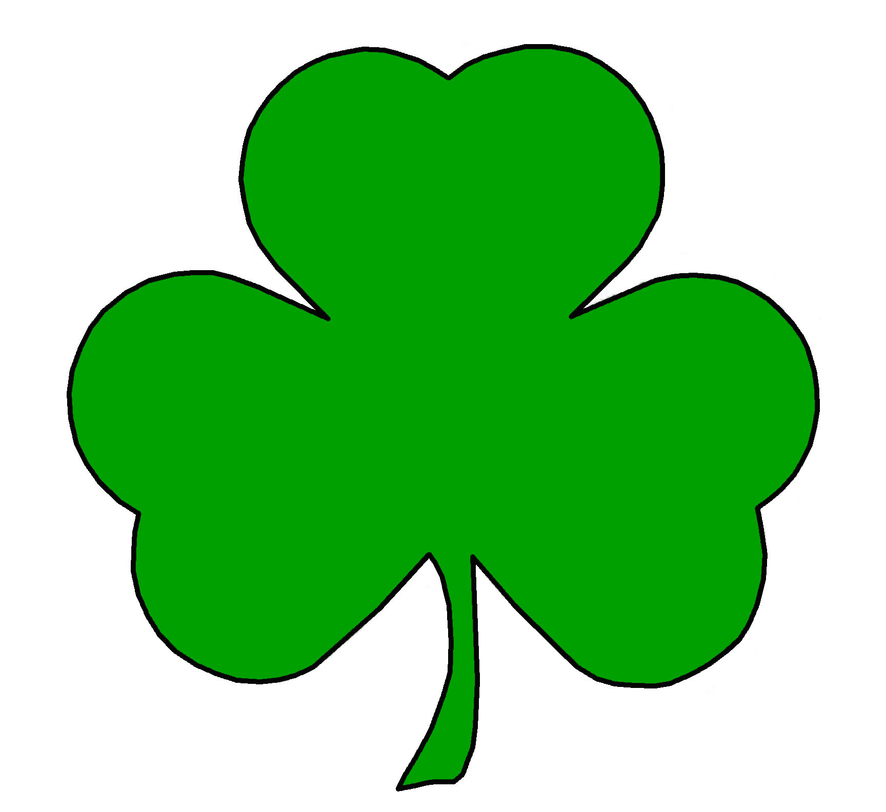 3 Leaf Clover Vector