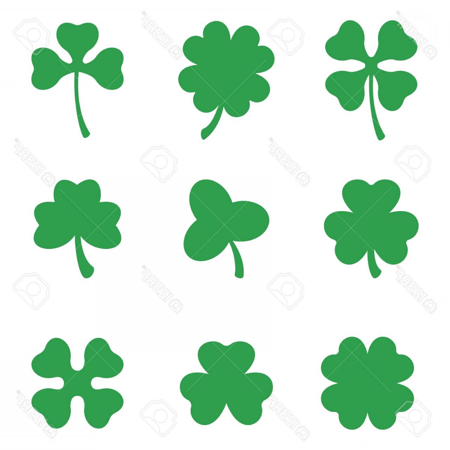 1560x1560 Irish Clover Vector Wallkeeper