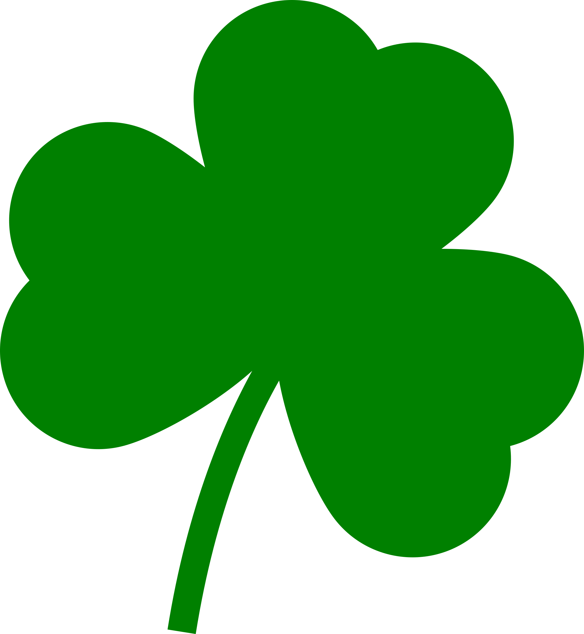 2211x2400 Leaf Clover Vector