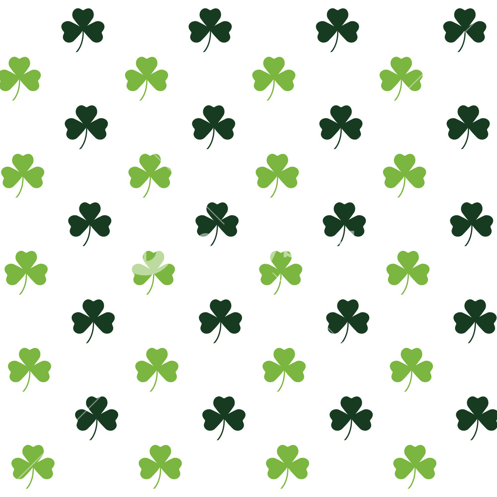 1000x1000 Wallpaper Three Leaf Clover Vector Illustration Royalty Free Stock