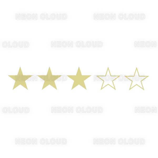 600x600 Free Out Of Gold Stars Vector Graphic Neoncloud