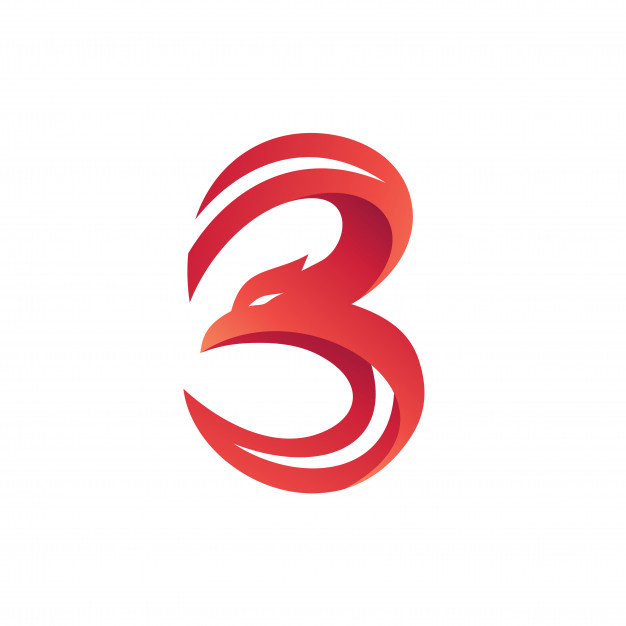 626x626 Number Eagle Shape Logo Vector Vector Premium Download