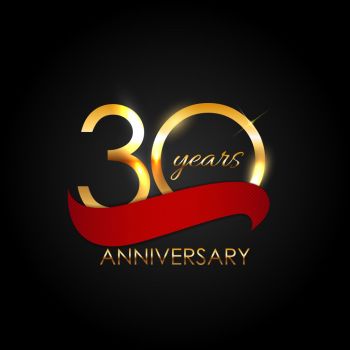 30 Years Anniversary Vector at Vectorified.com | Collection of 30 Years ...