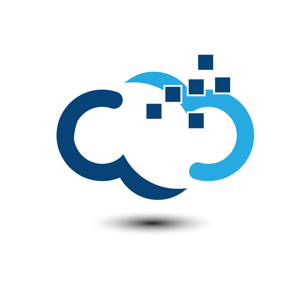 1000x1000 Cloud Tech Logo Vector Free Graphics Uihere