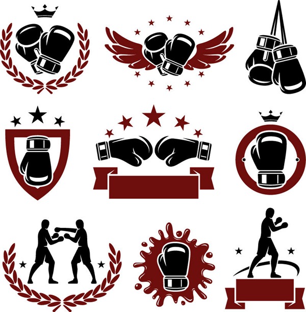 600x612 Exquisite Boxing Logo Vector Graphics My Free Photoshop World