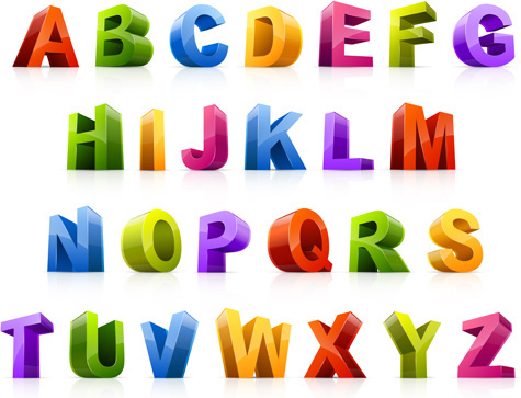 475x363 Alphabet Free Vector Download