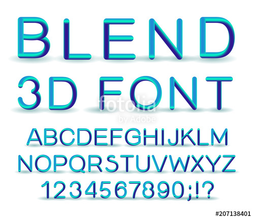 500x430 Alphabet Vector Set Of Color Letters Font With A Transition
