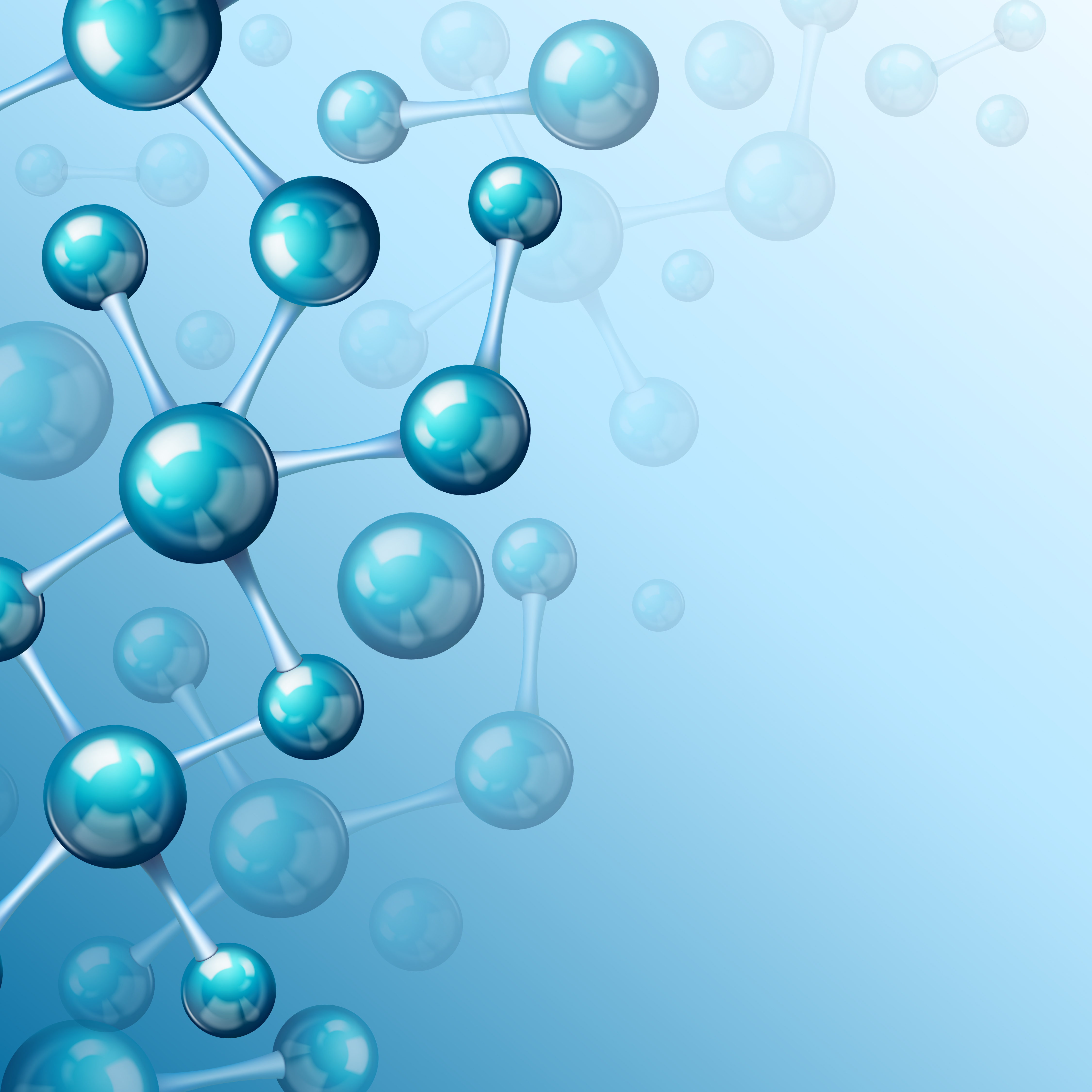 Blue Molecule Background 4500x4500 Blue Molecule Background