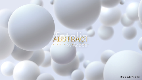 Snowy White Balls Vector Abstract Illustration Realistic 500x283 Snowy White Balls Vector Abstract Illustration Realistic