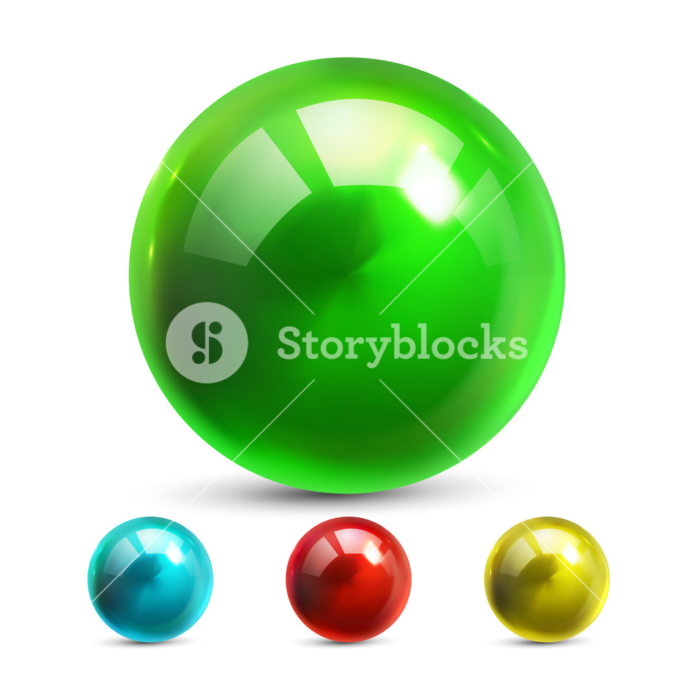 1000x1000 Sphere Ball Vector Orb Shining Glow Crystal Smooth Blank Web