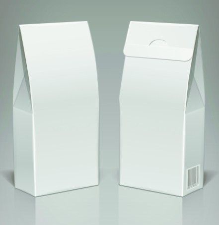 441x454 Free Elegant White Paper Box Vector Template Templates