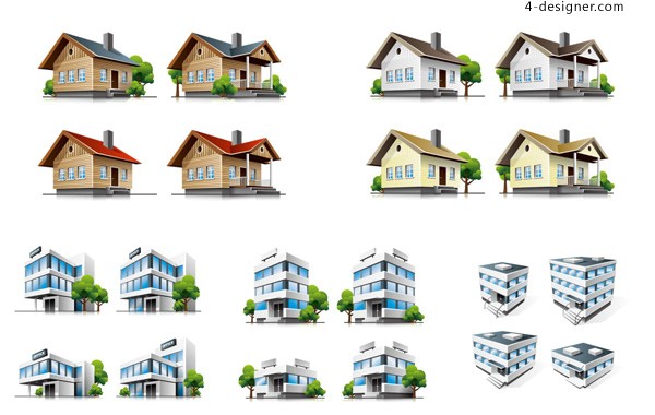 3d Building Vector at Vectorified.com | Collection of 3d Building