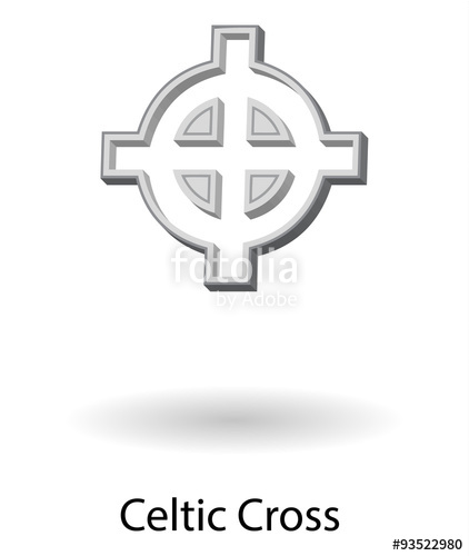 Celtic Cross Vector Illustration Stock Image And Royalty Free 422x500 Celtic Cross Vector Illustration Stock Image And Royalty Free