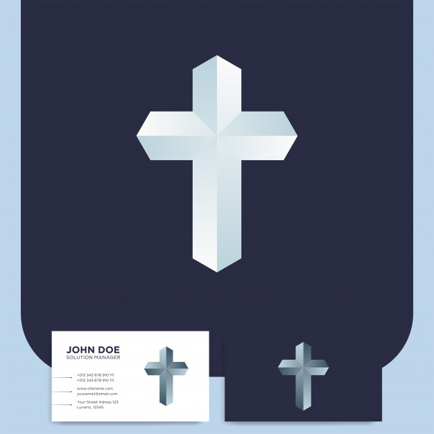 Modern Church Cross Logo Vector Premium Download 626x626 Modern Church Cross Logo Vector Premium Download