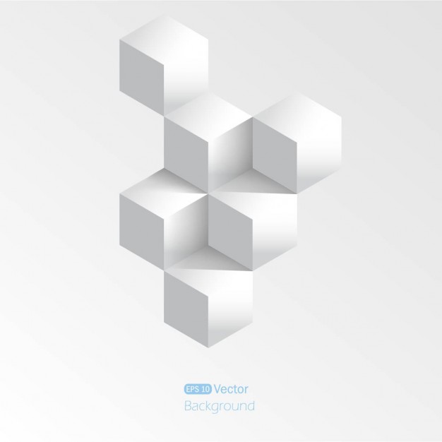 626x626 Gray Background With Cubes Vector Free Download