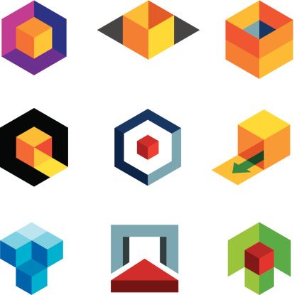 414x415 Vector Art Creative Cube Body For Professional Company Logo