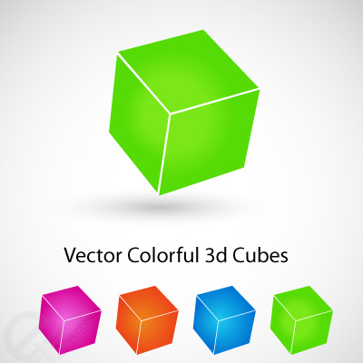 400x400 Vector Colorful Cubes Free Vectors Ui Download