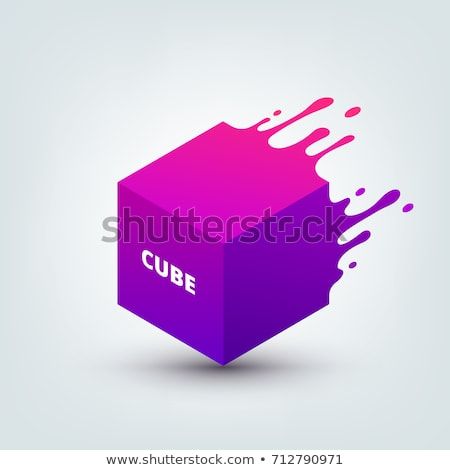 450x470 Vector Illustration Of Abstract Colored Cube Abstract Splash