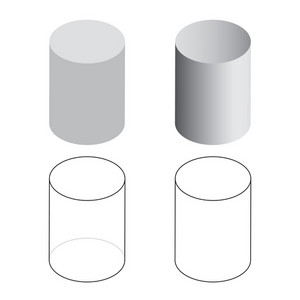 Isometric Cylinder Tubes Vector Illustration Royalty Free Stock 300x300 Isometric Cylinder Tubes Vector Illustration Royalty Free Stock