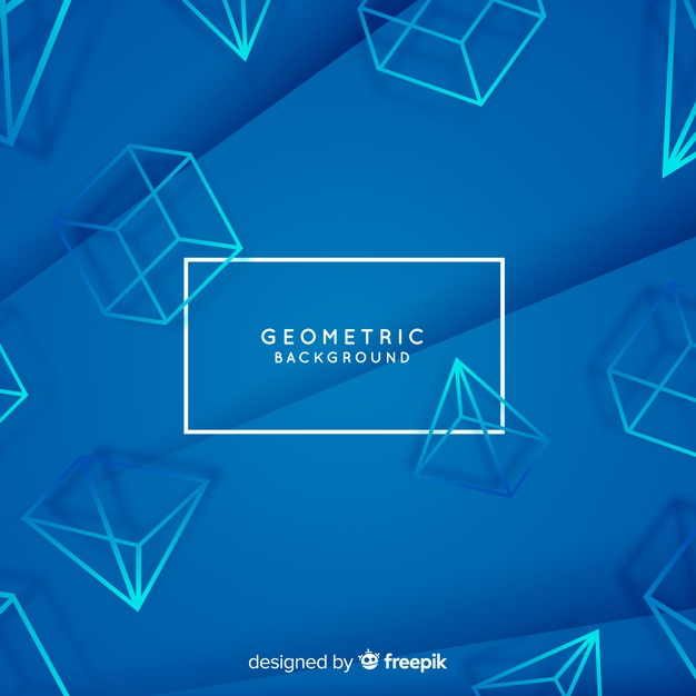 626x626 Geometric Shapes Background Vector Free Download
