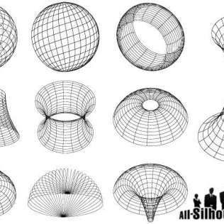 316x316 Free Vector Geometric Models Shapes Design In Vector