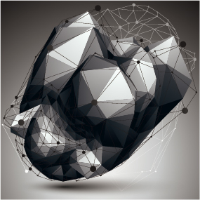 285x285 Geometric Shapes Vector Background Free Download