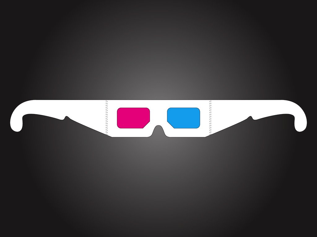 3d Glasses Vector