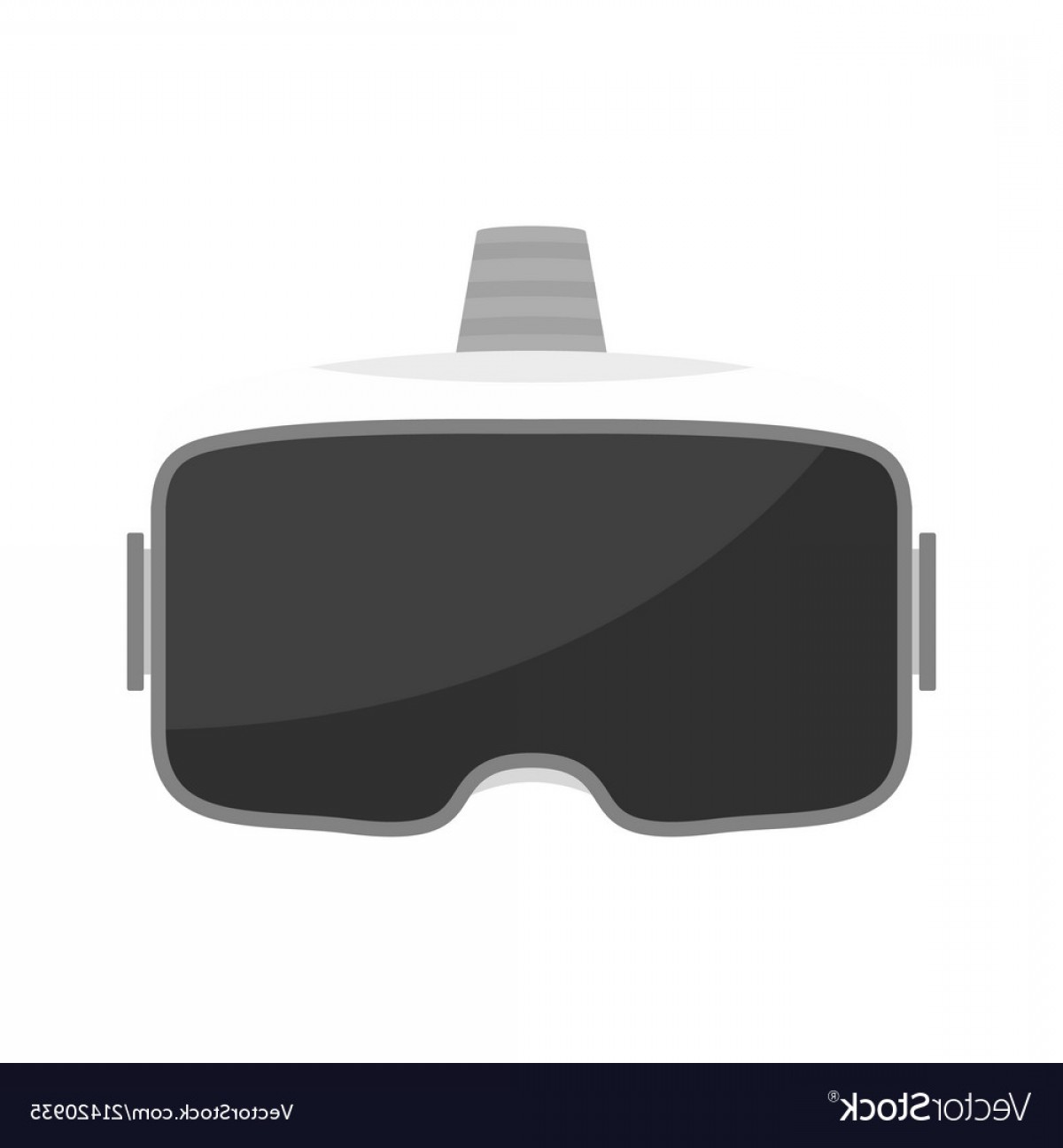 1200x1296 Vr Glasses Headset Icon Flat Style Vector Catchsplace