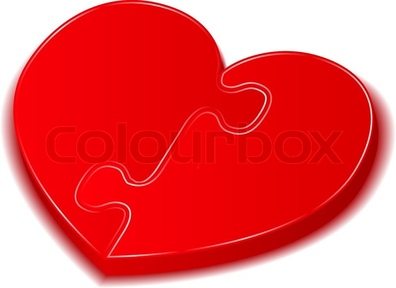 Hearts in halves