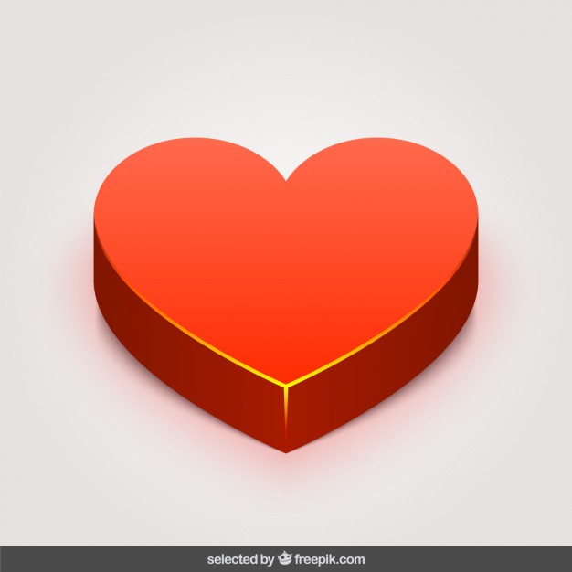 626x626 Red Heart Vector Free Download