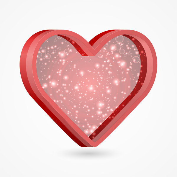 600x600 Heart Shape Vector Illustration Free Download