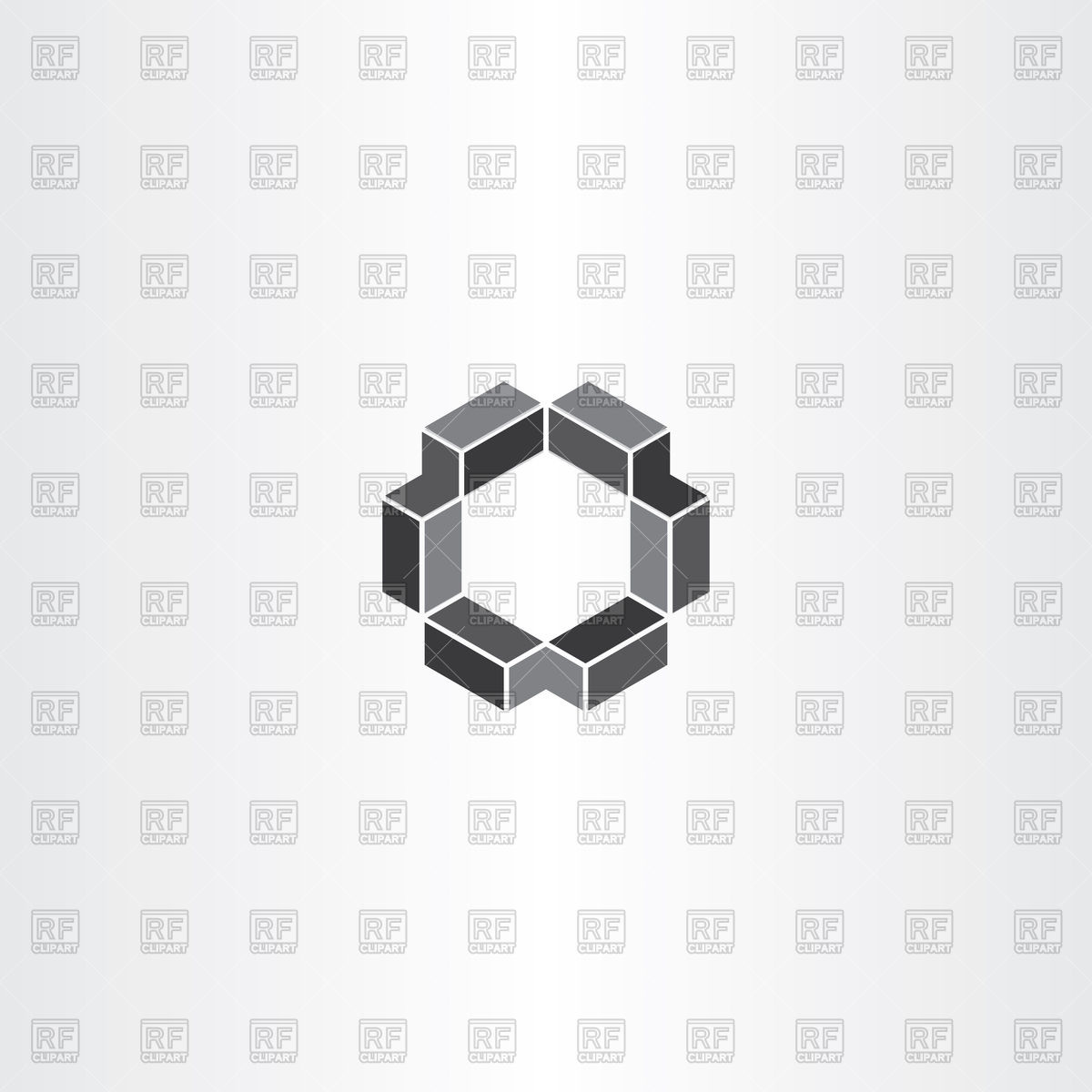 1200x1200 Geometrical Hexagon Icon Vector Image Of Icons And Emblems