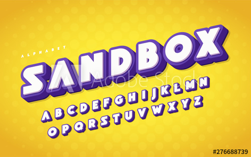 500x313 Cool And Funny English Alphabet Cartoon Letters Vector