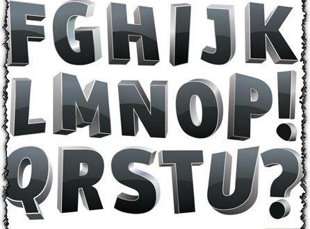 446x330 Alphabet In Letters Vectors For Download
