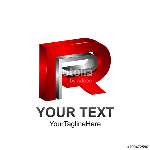 500x500 Letter Pr Or Rp Initial Alphabet Logo Design Template Element