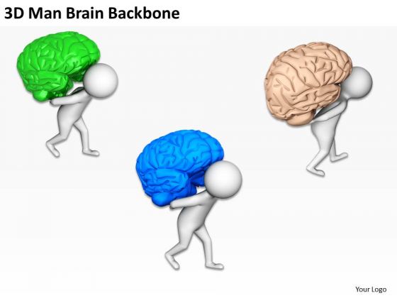 560x420 Business People Vector Man Brain Backbone Powerpoint Templates