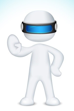 300x450 Illustration Of Man In Vector Fully Scalable Making Stop