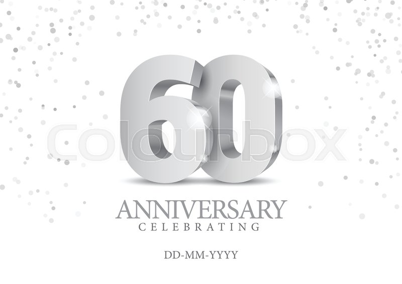800x566 Anniversary Silver Numbers Stock Vector Colourbox