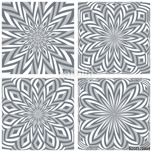 Geometric Rotation Patterns Set Stock Image And Royalty Free 500x500 Geometric Rotation Patterns Set Stock Image And Royalty Free