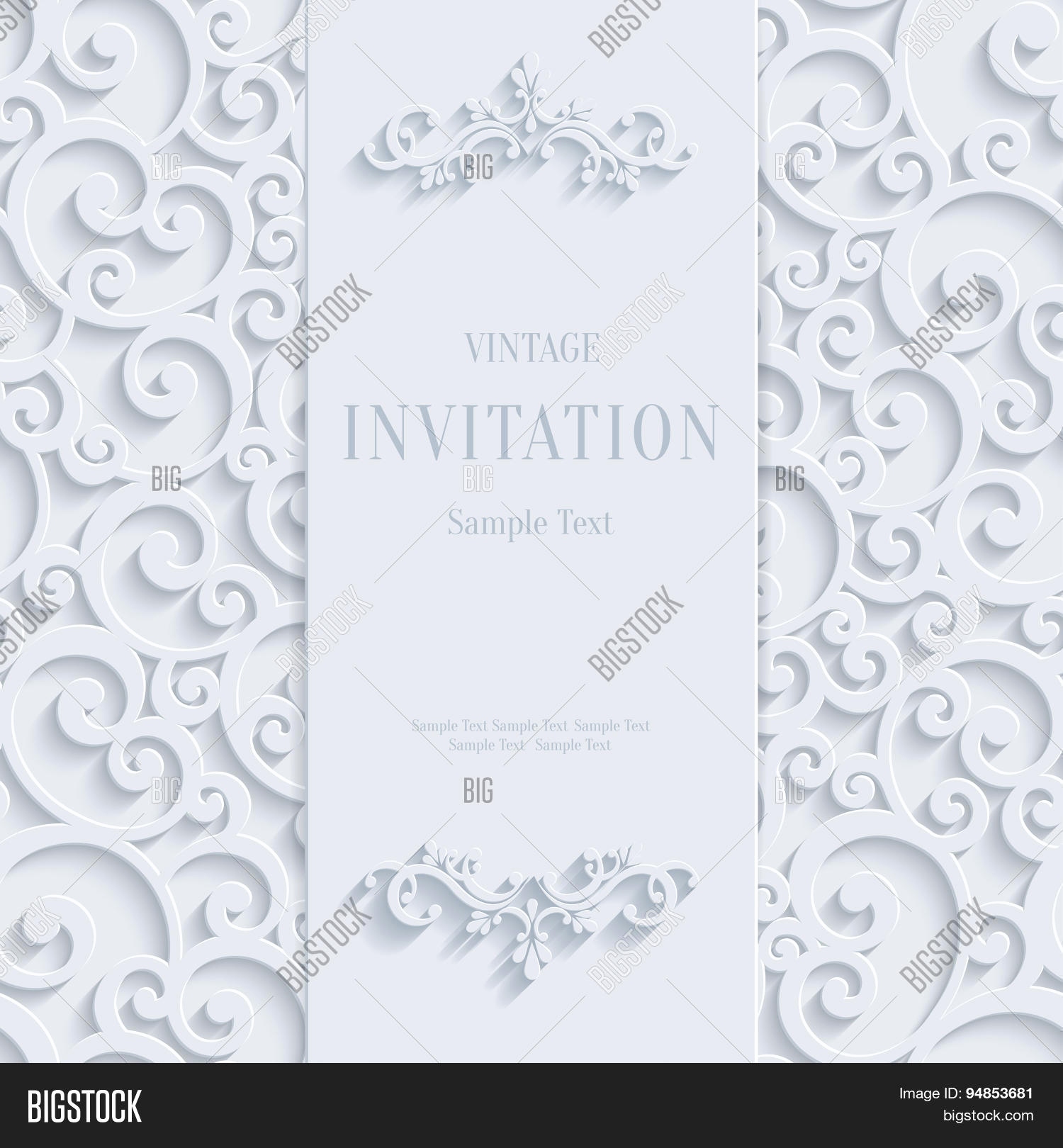 Demask Patterns Luxury Vector White Vintage Invitation Vector 1500x1620 Demask Patterns Luxury Vector White Vintage Invitation Vector