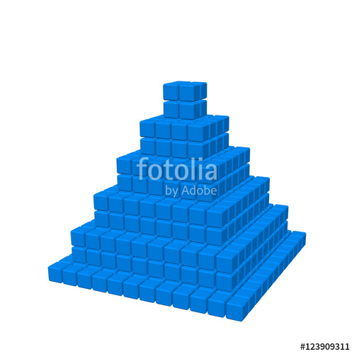 500x500 Pixel Pyramid Vector Illustration Stock Image And Royalty