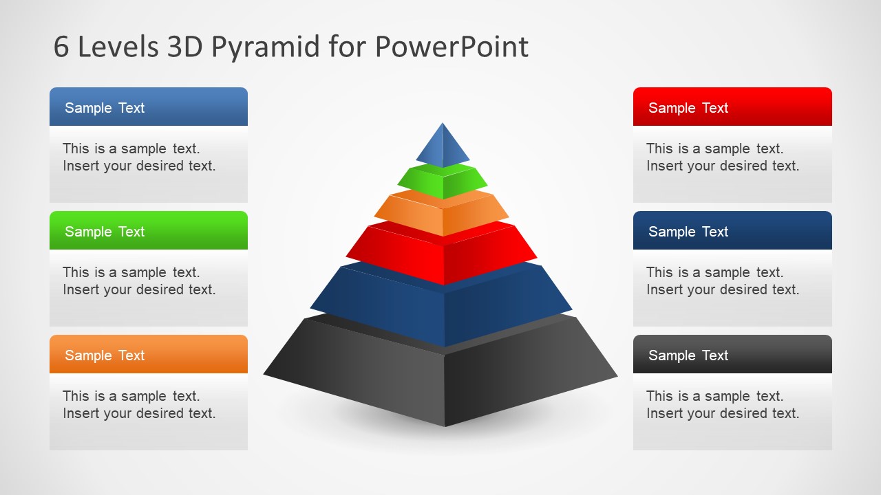1280x720 Levels Pyramid Template For Powerpoint