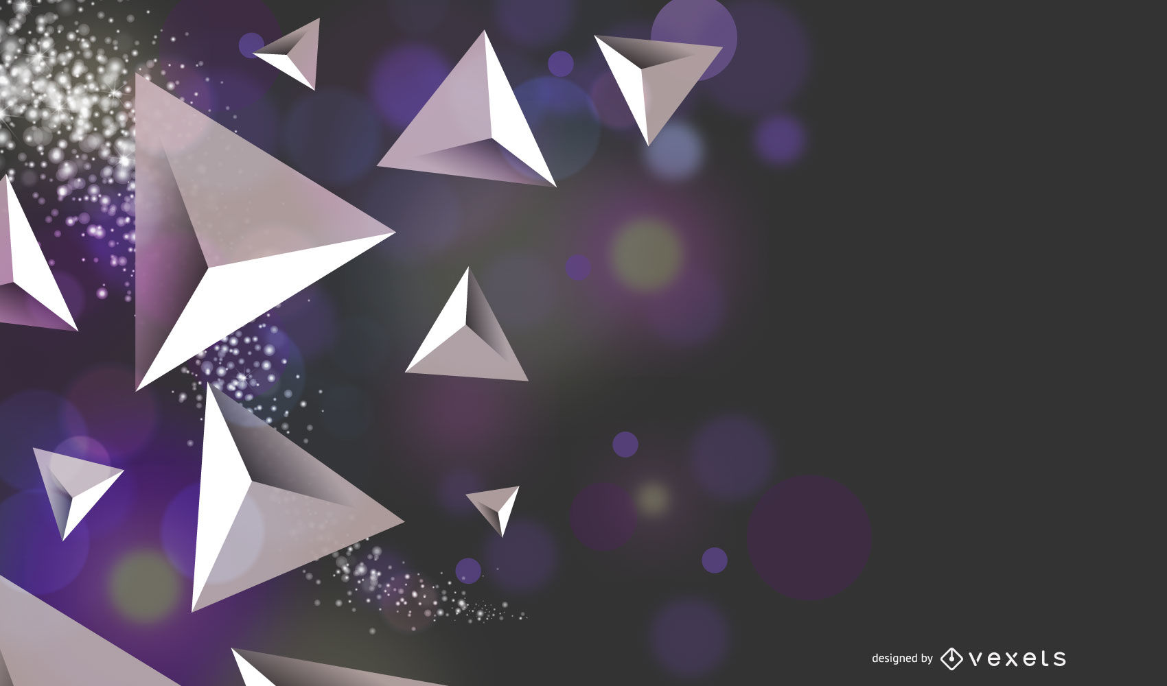 1700x1000 Abstract Pyramid Vector Design