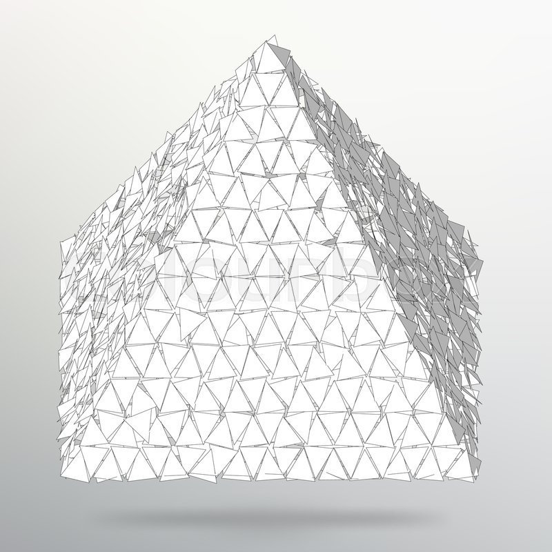 800x800 Triangle Geometrical Background Stock Vector Colourbox