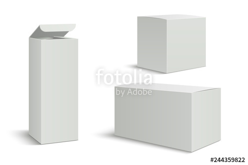 500x334 White Boxes Mockup Blank Pack Box For Medicine Cosmetic