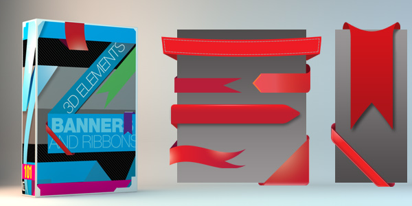 Elements Free Banners Ribbons 600x300 Elements Free Banners Ribbons