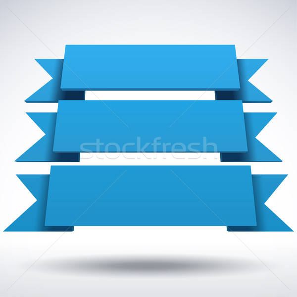Infographic Vector Blue Ribbons Vector Illustration Alexey 600x600 Infographic Vector Blue Ribbons Vector Illustration Alexey