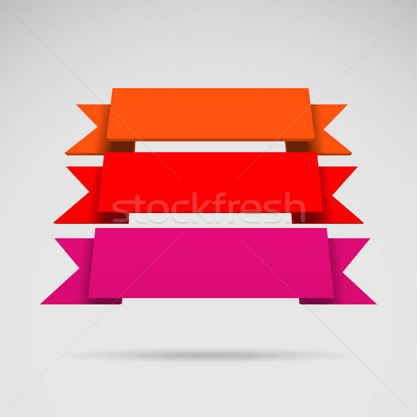 Infographic Vector Colorful Ribbons Vector Illustration 600x600 Infographic Vector Colorful Ribbons Vector Illustration
