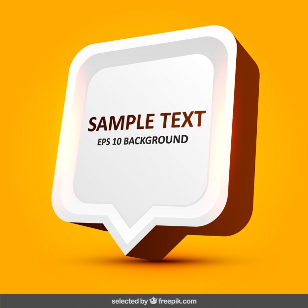 626x626 Speech Bubble Vector Free Download