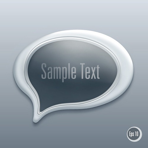 500x500 Speech Bubble Vector Template Download My Free Photoshop World